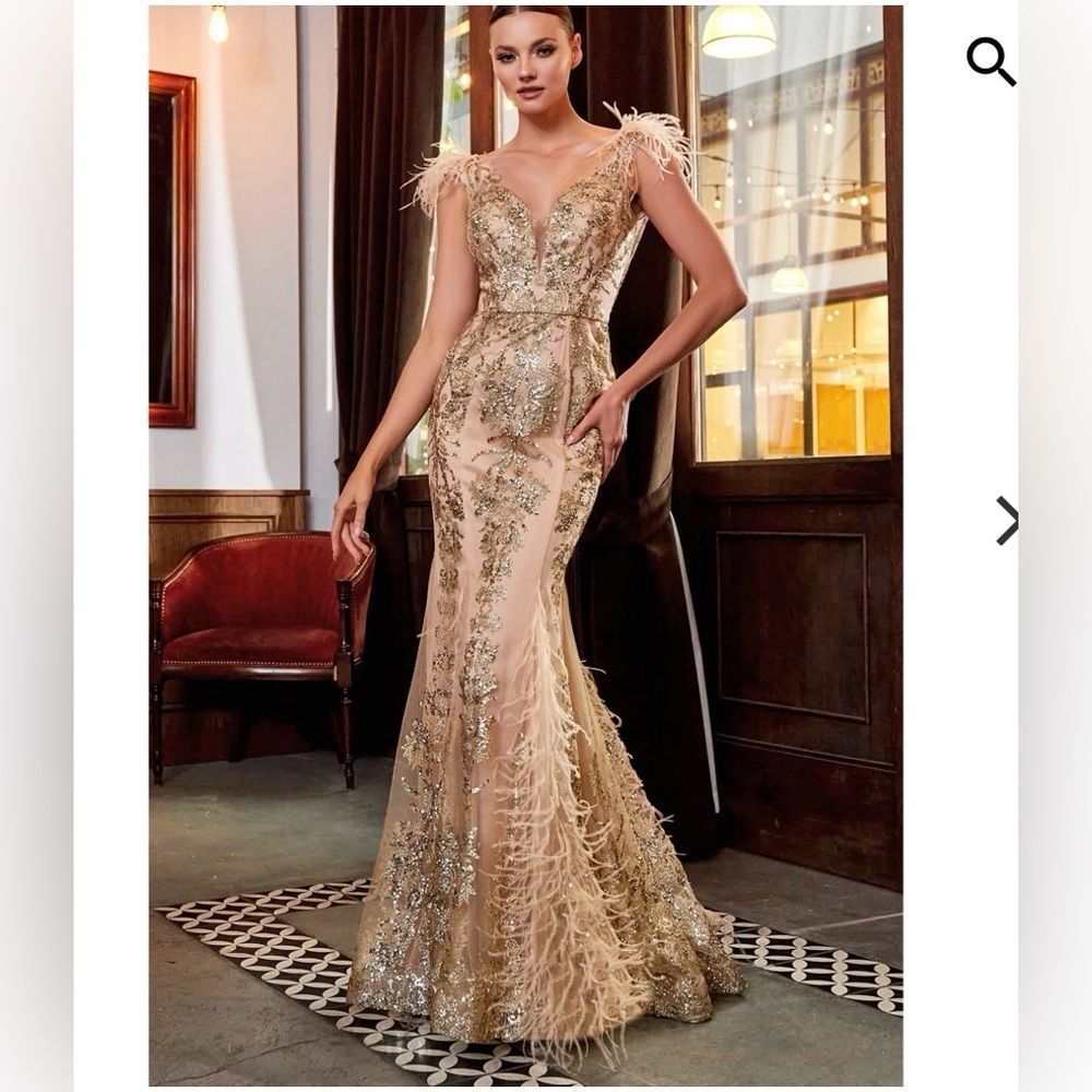 Lovely full length sparkly Dress by Cinderella Divine, size 12, worn once